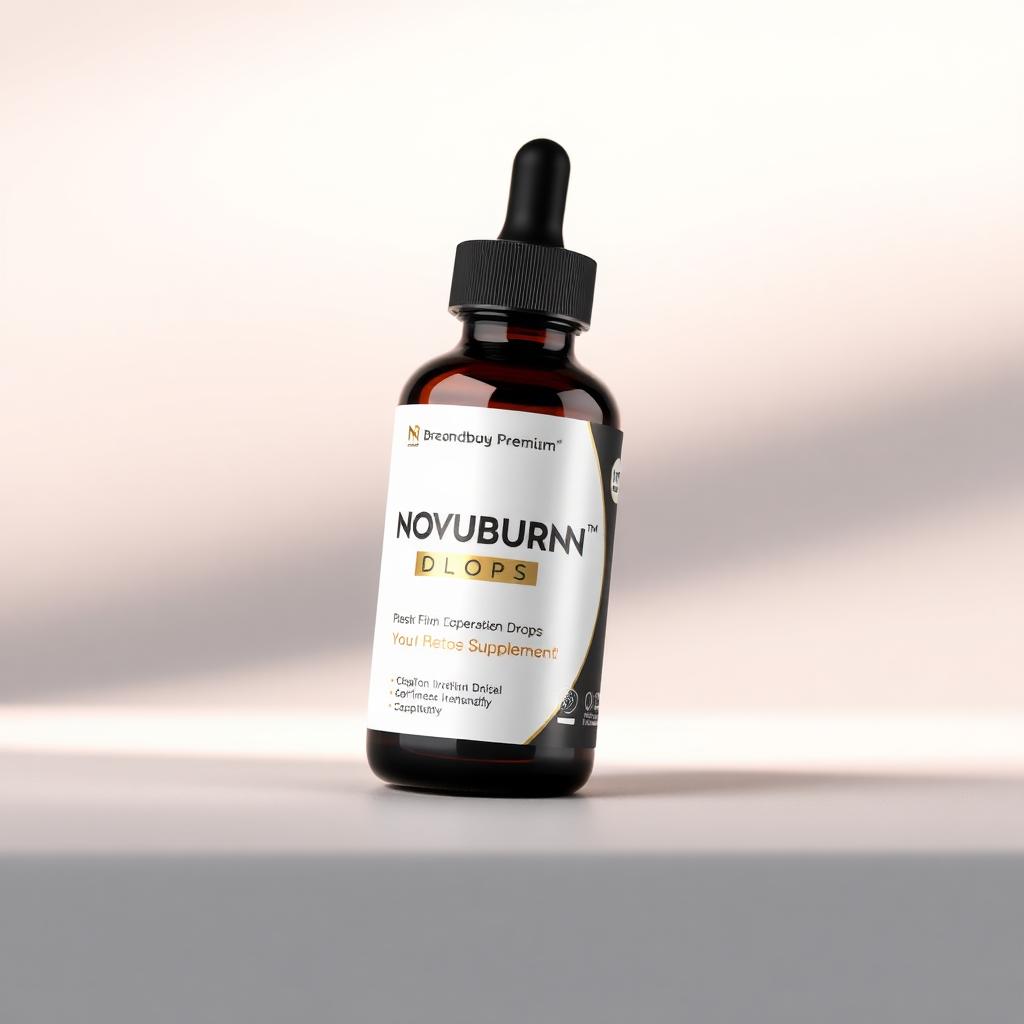 NovuburnUltra Drops™ premium dropper bottle